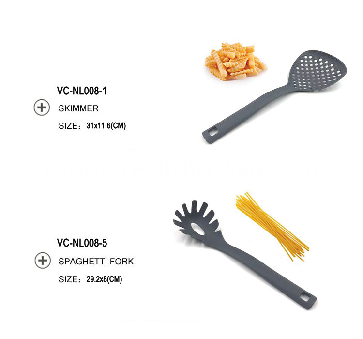 Conjunto de herramientas de cocina de nylon Nylon kitchen tools set